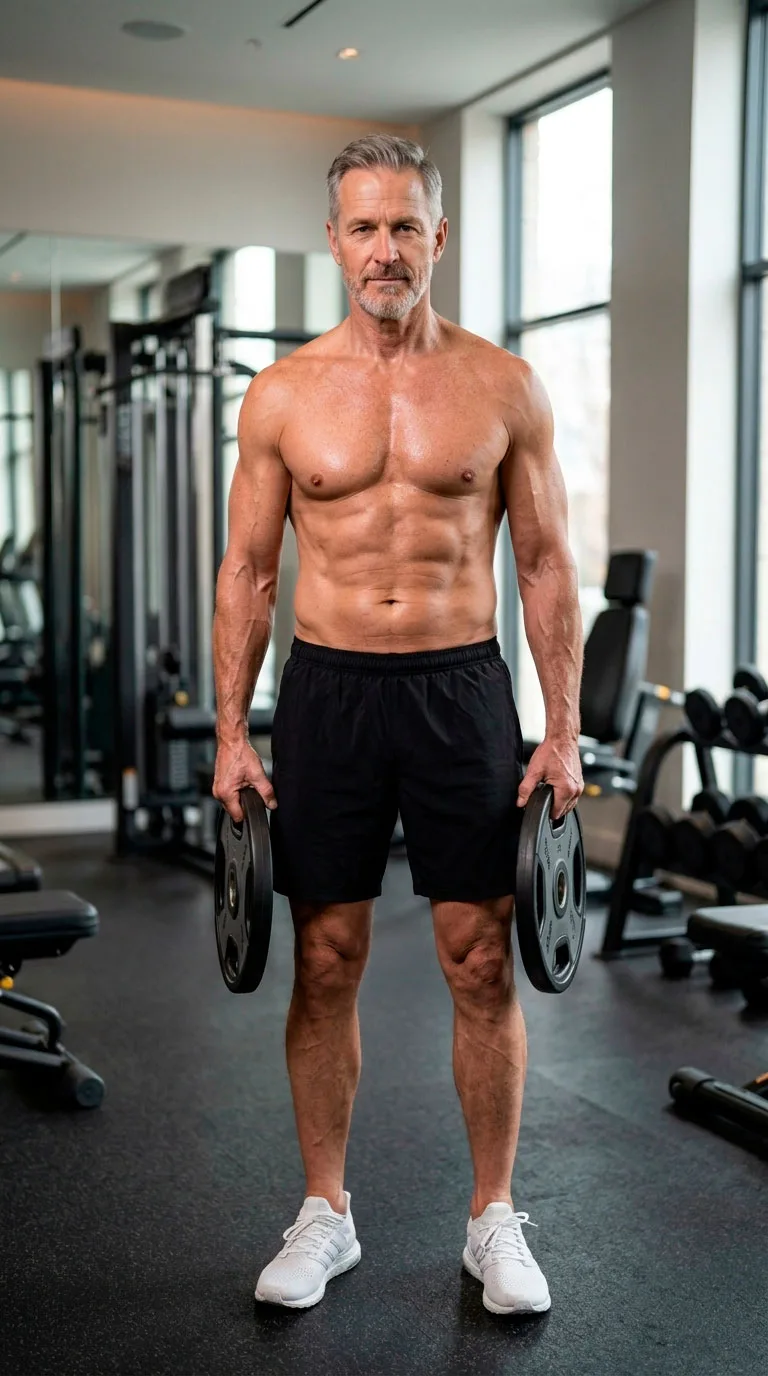 Prompt para Foto na Academia com IA | Ensaio Fitness Masculino Musculoso — exemplo de prompt de IA para Imagens em Gemini
