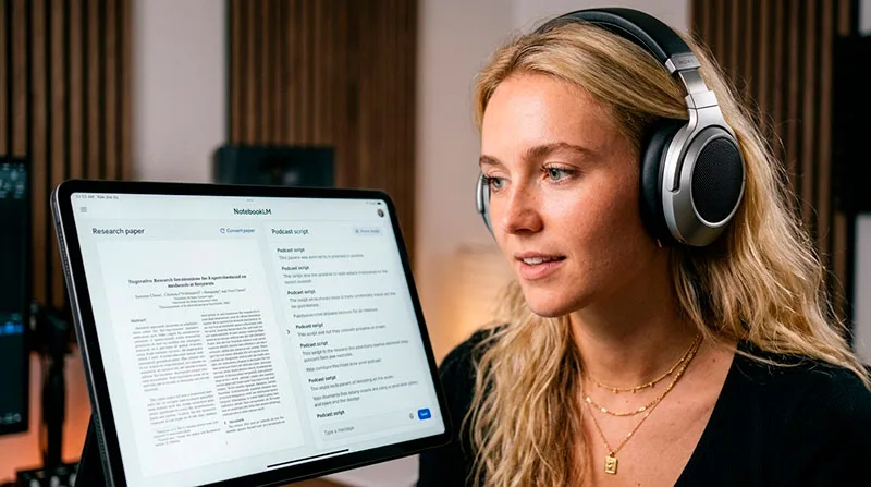 Transforme Textos em Roteiros de Podcast com IA para NotebookLM — exemplo de prompt de IA para Produtividade em Notebook LM