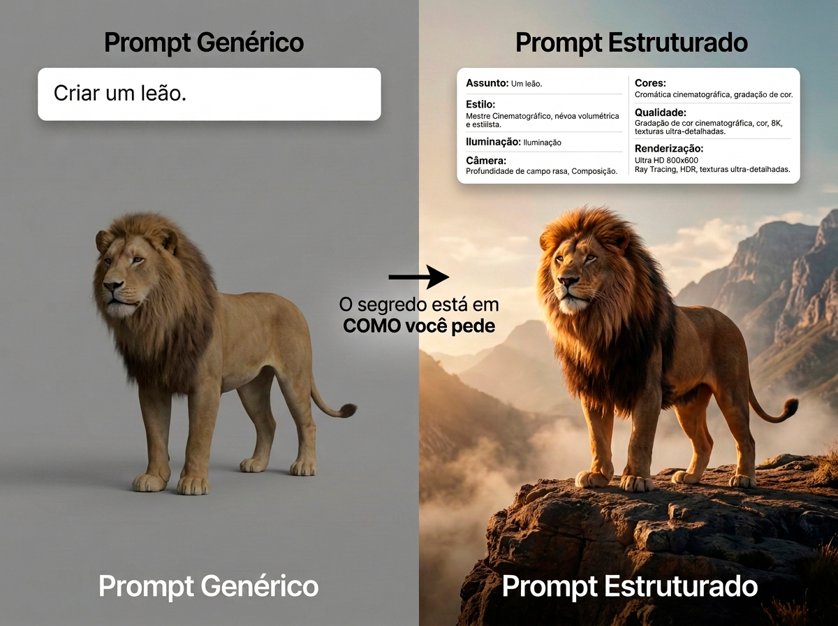 Como Pedir Imagens para a IA: O Guia Definitivo para Resultados Perfeitos