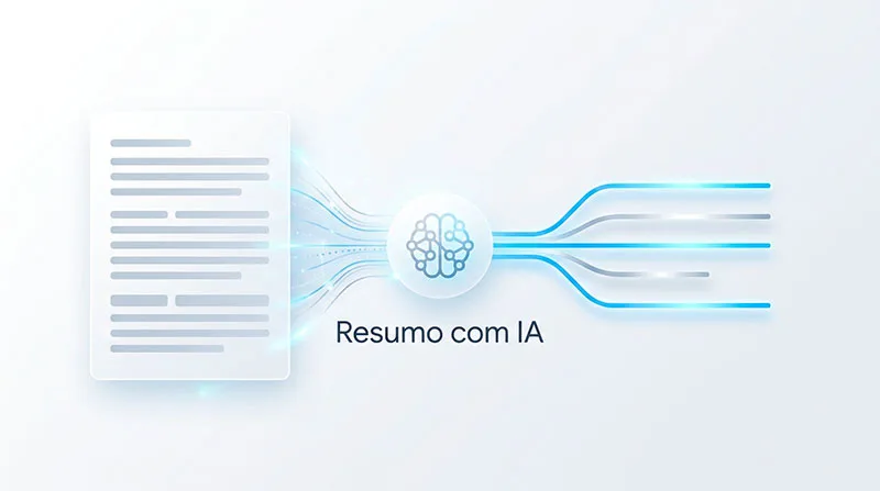 Prompt para Resumir Texto com IA (PDF, Artigos e Documentos) — exemplo de prompt de IA para Produtividade em ChatGPT, Claude, Gemini