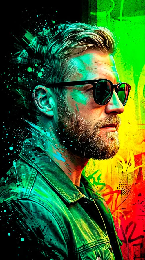Retrato Artístico Urbano Hiper-Realista com Identidade Preservada — exemplo de prompt de IA para Imagens em Google Flow