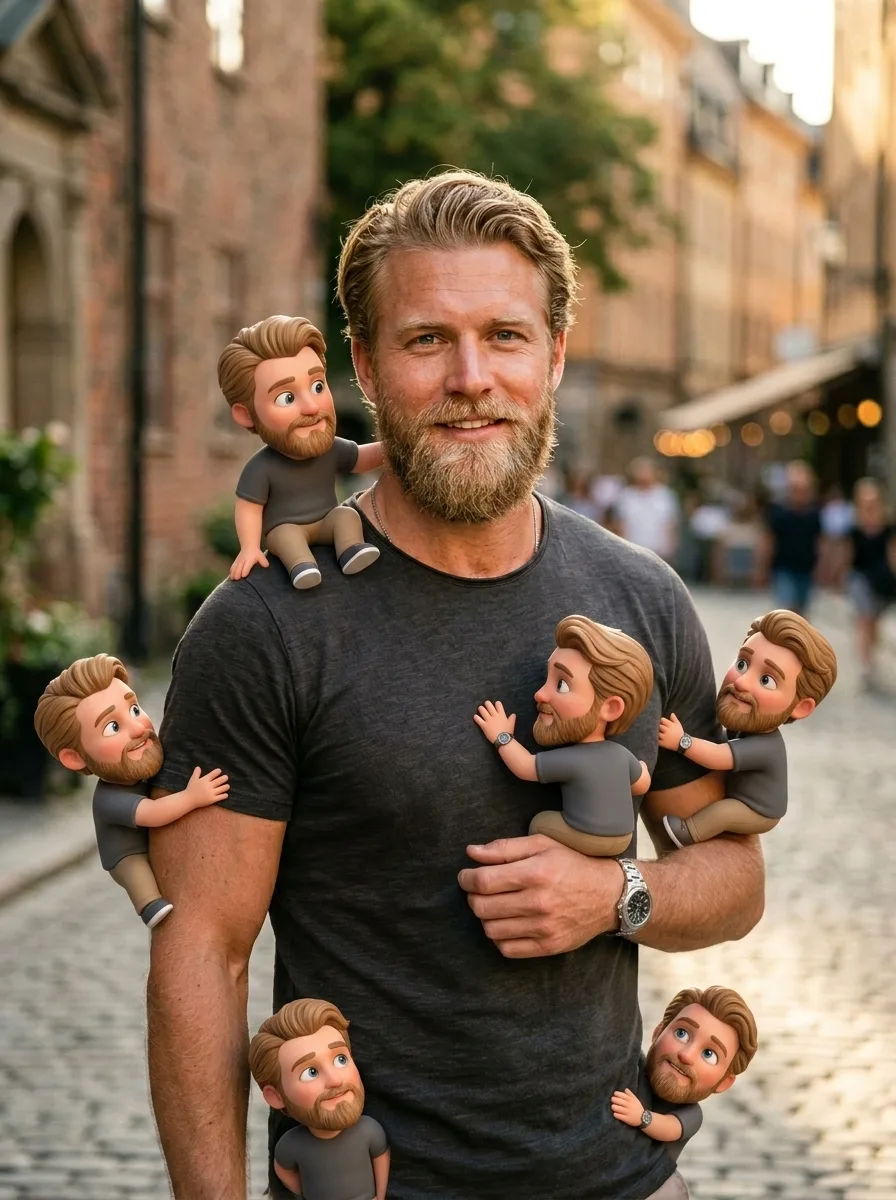 Mini Me 3D – Pequenas Versões de Você — exemplo de prompt de IA para Imagens em Google Flow